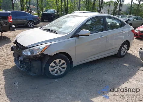 2016 Hyundai Accent Se from USA, damaged, VIN KMHCT4AE7GU125646